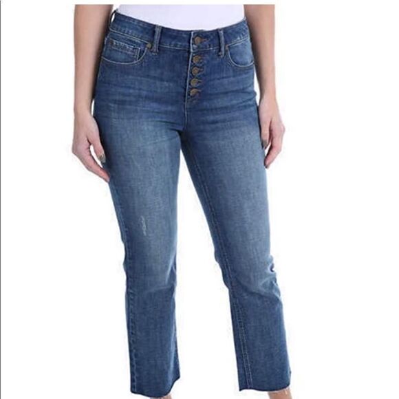 Kenneth Cole Comfort Stretch Crop Jeans - Picture 4 of 16